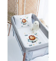 %100 Delux Pamuk Isme Özel 70x120 Park Yatak Nevresim Takımı