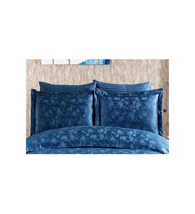 Rita Bambu Jakar Kumaş Indigo İkili Oksford Yastık Kılıfı 60x80 Cm 1333