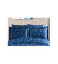 Rita Bambu Jakar Kumaş Indigo İkili Oksford Yastık Kılıfı 60x80 Cm 1333
