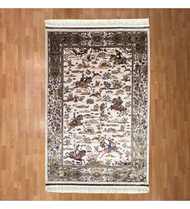 Şehname Motifli 400 X 600 CM İpek Halı