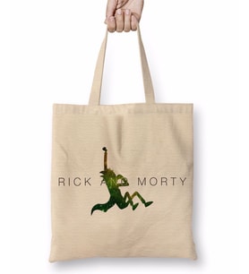 Rick And Morty Bez Çanta Uzun Saplı