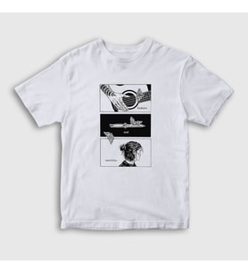 Presmono Unisex Çocuk Beyaz Endure And Survive Oyun Last Of Us T-Shirt 357768tt