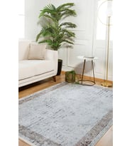 Dijital Kaymaz Yıkanabilir Krem Modern Salon Halısı Mutfak Halısı Koridor Halısı Yolluk HLN1210