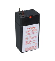 Ayt Yokohama YH-40.3 4 Volt - 0.3 Amper Akü 25.5x19.5x48 mm Yeni Tarihli Taze Akü