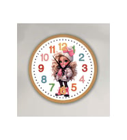 bilge Tasarım Çocuk Odası Duvar Saati 30 x 30 CM (Karışık)