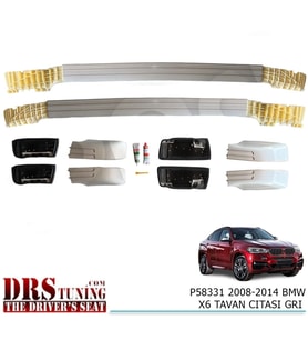 BMW X6 E71 2008-2015 Orjinal Model Gri Tavan Çıtası