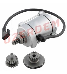 Cg 200-250 Marş Motoru Ve Dişlisi Set