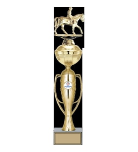 ODAK KUPA - Figürlü Kupalar - At / Binici Figürlü Kupalar FG-071 C - 47 cm