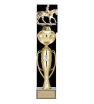 ODAK KUPA - Figürlü Kupalar - At / Binici Figürlü Kupalar FG-071 C - 47 cm