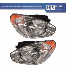 Hyundai Accent Era Sağ-Sol Takım Far (Sarı Elektrikli) 2007-2009