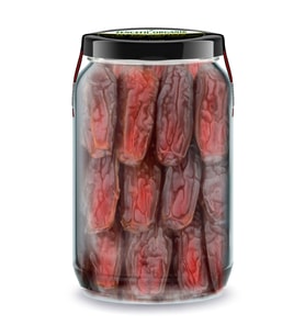 Jumbo Medine Hurması Bi Kavanoz 660 cc. Cam Kavanozda Özel Seçme Hurma Medine Hurması Medina Dates