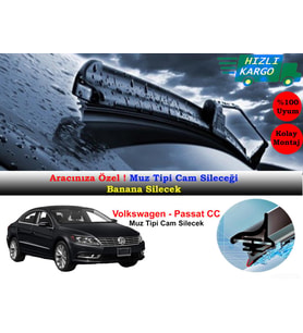 Volkswagen Passat CC 2012-2017  Muz Silecek Takımı