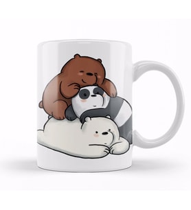 We Bare Bears 015 Kupa Bardak Porselen