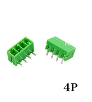 Geçmeli Klemens 4 Pin 3.81mm Erkek 90 Derece
