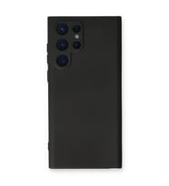 Samsung Galaxy S23 Ultra Kılıf Nano İçi Kadife Silikon - Siyah