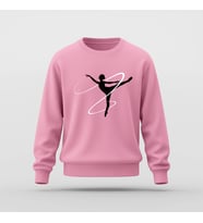 Gymnastic Girl Basic Sweatshirt (Pembe)