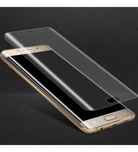 Samsung Galaxy S7 Edge Ekran Koruyucu Full Tam Kaplayan Kavisli HD Esnek Film (Renksiz)