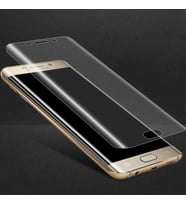 Samsung Galaxy S7 Edge Ekran Koruyucu Full Tam Kaplayan Kavisli HD Esnek Film (Renksiz)