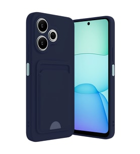 Xiaomi Redmi 13 4g Kılıf Kelvin Kartvizitli Silikon - Lacivert