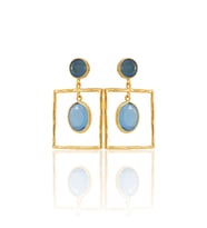 Kadir Jewellery 22 Ayar Altın Kaplama Kadın Sallantılı Küpe -El İşçiliği Ve Hipoalerjenik Küpe-E85