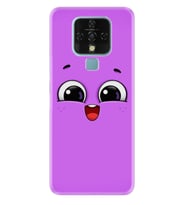 Tecno Camon 16 18P Pova Pova 3 Pova Neo Kılıf Desemli Silikon Purple Sweety 1717
