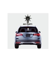 Akp Logo Oto Sticker 23*27 Cm