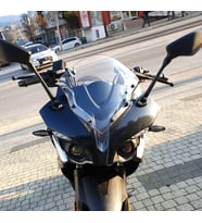 MOTOCAM Bajaj Pulsar RS 200 Ön Cam 2015-2026 Model 33cm Şeffaf Renkli 4mm SPORTİF