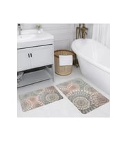 Eliana Home Baskılı 2'li Banyo Paspas Takımı RVG5201