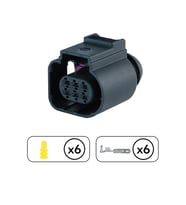 Hava Akışmetre Soketi 6 Pin Kablosuz