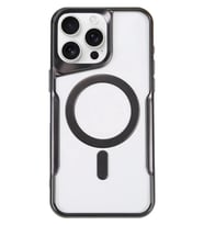 Newface Apple iPhone 16 Pro Max Kılıf Boyi Magsafe Silikon Kapak - Siyah