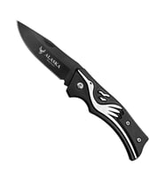 Katlanır Cep Çakısı - Siyah - SDR-001 - Leylek Motifli