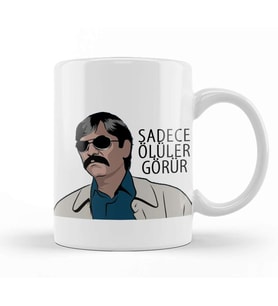 Pala Sadece Ölüler Görür Kupa Bardak Porselen
