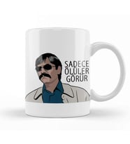 Pala Sadece Ölüler Görür Kupa Bardak Porselen