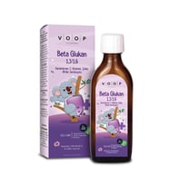 VOOP Beta Glukan 1,3/1,6  Kara Mürver, Vitamin C, Çinko Şurup 150 ml 