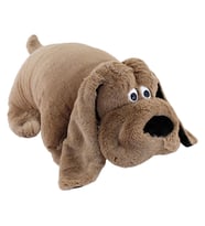 Buruşuk Köpek Katlanır Yastık Peluş