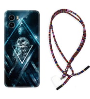 Vivo Y15S Y32 Y33S Y51 Y53S Kılıf Boyun Asklı Rasta Silikon Old Owl 1649