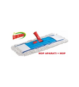 Pratik ve Hafif Nemli Mop Seti 40 cm, Temizlik Kolaylığı Sağlar
