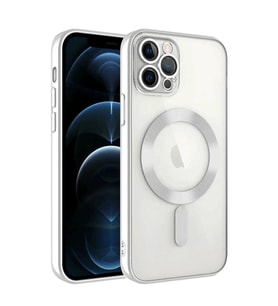 İphone 14 Kılıf Kross Magneticsafe Kapak - Gümüş