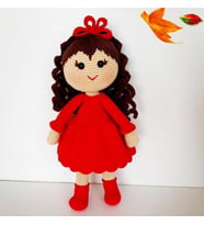Sevimli Asel Bebek Amigurumi Organik Oyuncak