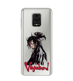 Redmi Note 9 Pro/Note 9S Uyumlu Vagabond Anime Desenli Şeffaf Telefon Kılıfı