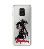 Redmi Note 9 Pro/Note 9S Uyumlu Vagabond Anime Desenli Şeffaf Telefon Kılıfı
