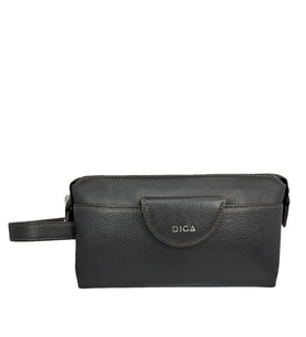 Diga Hakiki Deri 3006 Dopp Kit El Çantası Lacivert (DENIM)