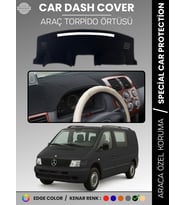 MERCEDES VITO W638 (1996-2003) Torpido Örtüsü Premium Kalite Torpido Koruma Özel Kesim UV Koruma