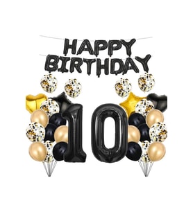 10 YAŞ DOĞUM GÜNÜ BALON SET