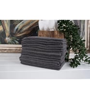 %100 Pamuk 1 Kilogram Toptan 30x50 Cm Havlu & Havlu Seti (Gri)