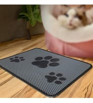 Tres Pies Gri 40x60 cm Elekli Kedi Kumu Paspası