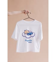 HoşGeldin Bebek Tasarımlı Tişört Kişiye Özel ( Unisex - Büyük - Çocuk )