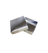 Komple Karton Kutu 10X10x3 CM  (25 Adet )  Gümüş