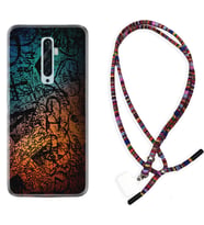 Oppo Reno 2Z 4 Lite 4 Pro 5 6 7 A31 Kılıf Boyun Asklı Rasta Silikon İşaretler Tuval 1716