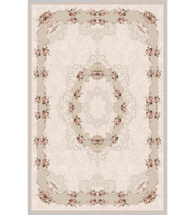 Eliana Home Baskılı, Yıkanabilir Kaymaz Taban Salon Halısı LNA1255 100x150 cm (Bej)